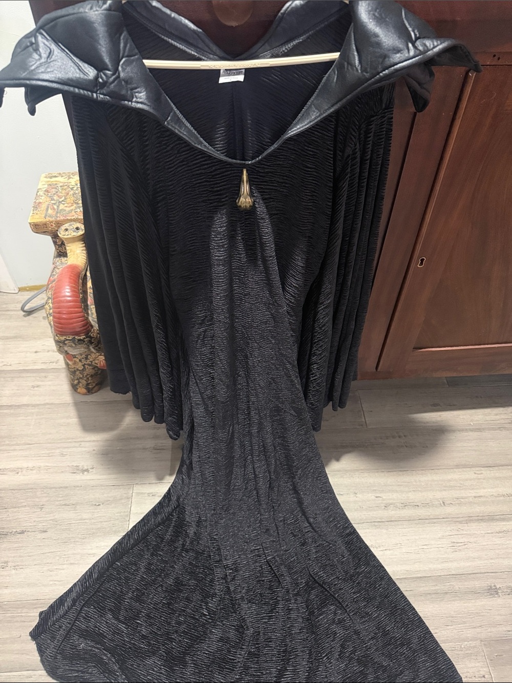 Disney Maleficent Adult Halloween Costume with 2 Head Dresses